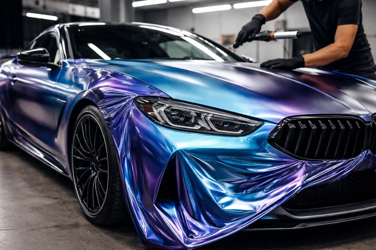 Covering voiture : tout savoir sur le film adhésif automobile