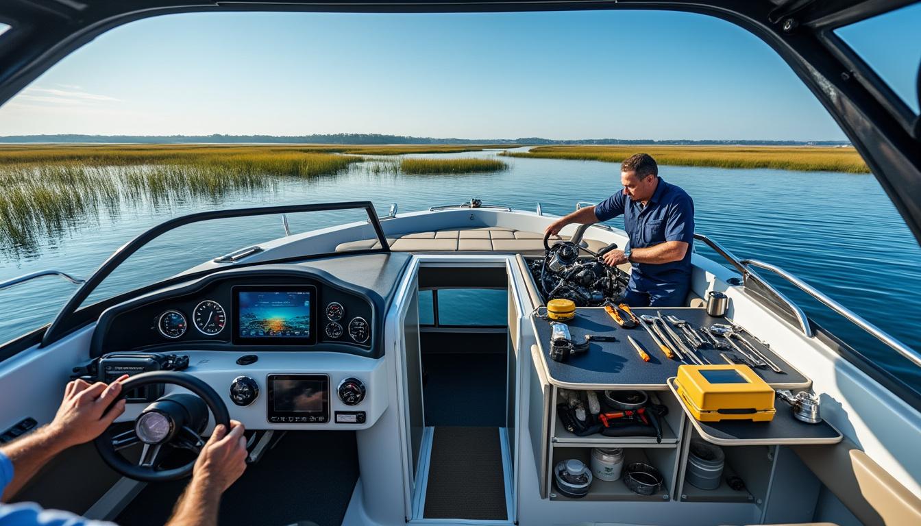 Aunis motonautic technique : navigation et entretien expert