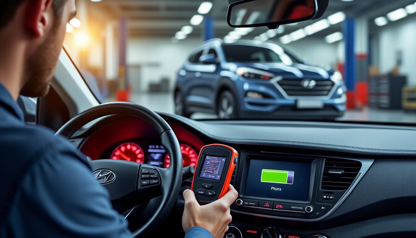 Voyant batterie allumé après remplacement Hyundai Tucson : solutions rapides