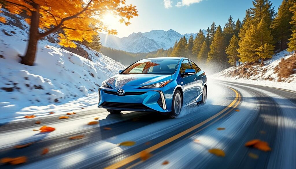 découvrez la toyota prius awd-e, alliant performance et autonomie optimisée pour affronter toutes les saisons en toute confiance.