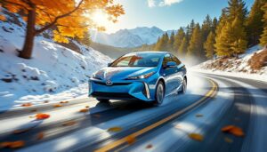découvrez la toyota prius awd-e, alliant performance et autonomie optimisée pour affronter toutes les saisons en toute confiance.