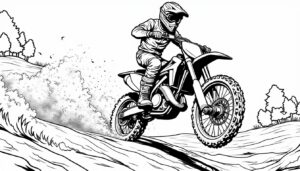 découvrez nos coloriages motocross gratuits à imprimer, parfaits pour les enfants et les fans de motos tout-terrain. amusez-vous en coloriant des dessins passionnants de courses de motocross !