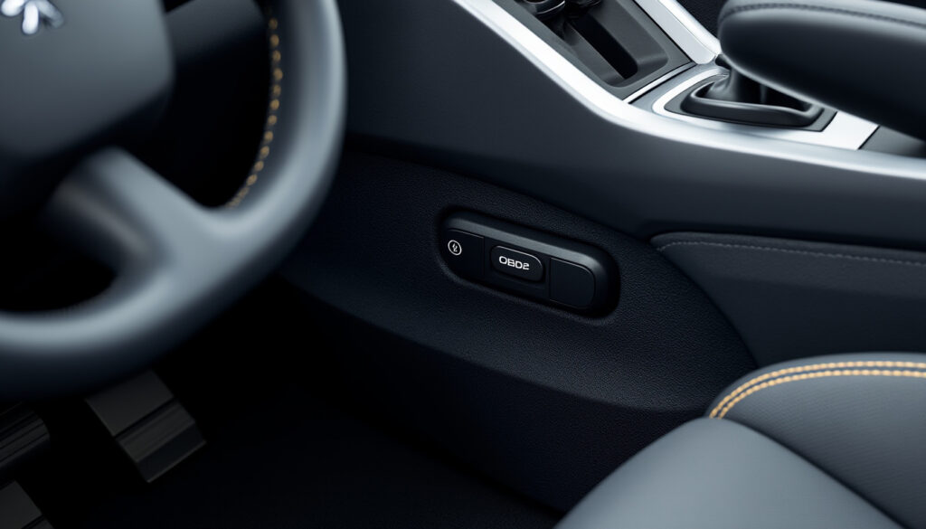 découvrez où se trouve la prise de diagnostic obd2 sur votre peugeot 308 pour effectuer facilement vos contrôles et diagnostics auto.