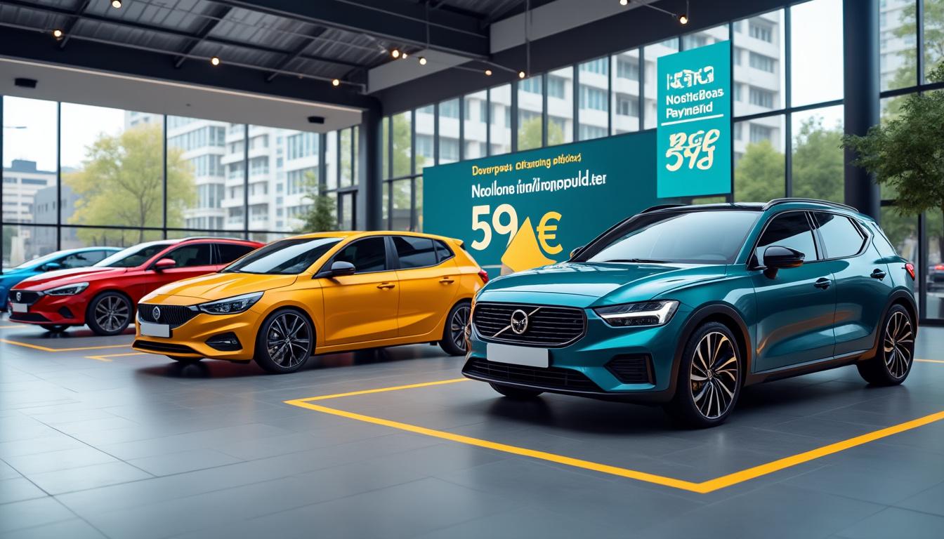 Voiture 59 euros par mois sans apport : modèles et offres 2026