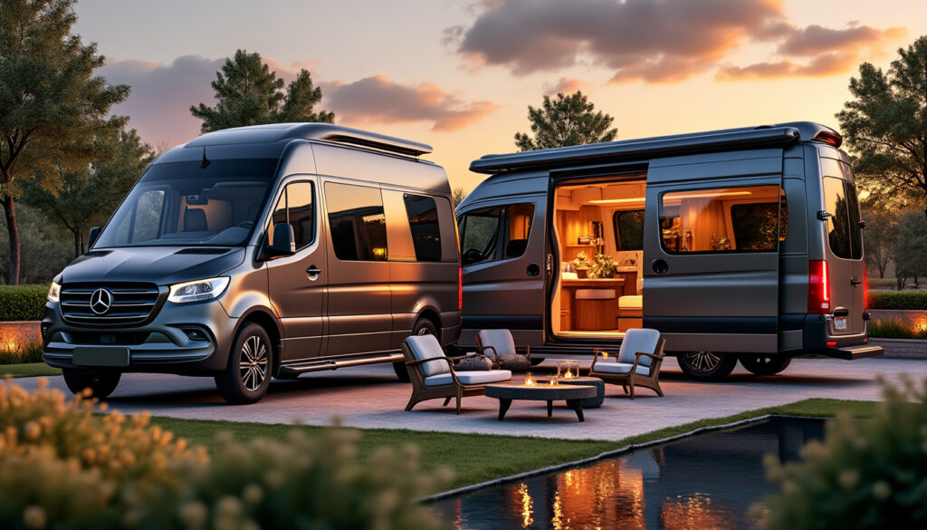 découvrez notre sélection de camping-cars de luxe alliant modèles haut de gamme et confort optimal pour des voyages inoubliables.