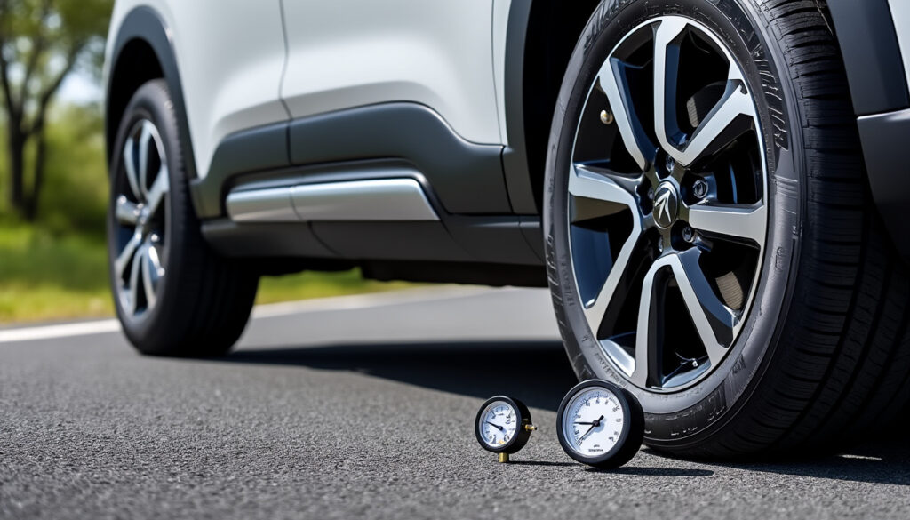 découvrez les valeurs recommandées de pression des pneus pour votre citroën c5 aircross, à l'avant comme à l'arrière, pour une conduite sûre et optimale.