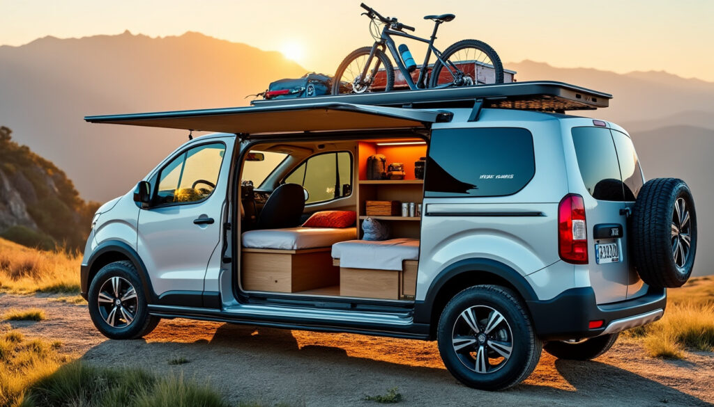 découvrez la dacia step camper, un van compact et aménagé idéal pour vos aventures et escapades en toute liberté.
