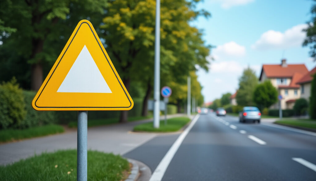 découvrez la signification des panneaux jaunes et blancs ainsi que les règles de priorité routière associées pour assurer votre sécurité sur la route.